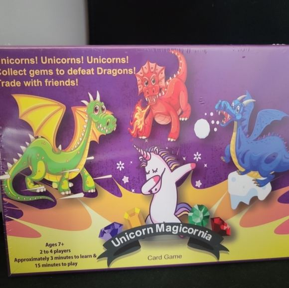 LOT of 2 Unicorn Cards Games- Unicorn Power Battle/Unicorn Magicornia NEW SEALED - Picture 2 of 4